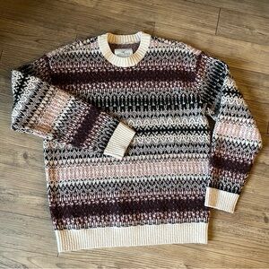 Hollister Men's Striped Crewneck Sweater